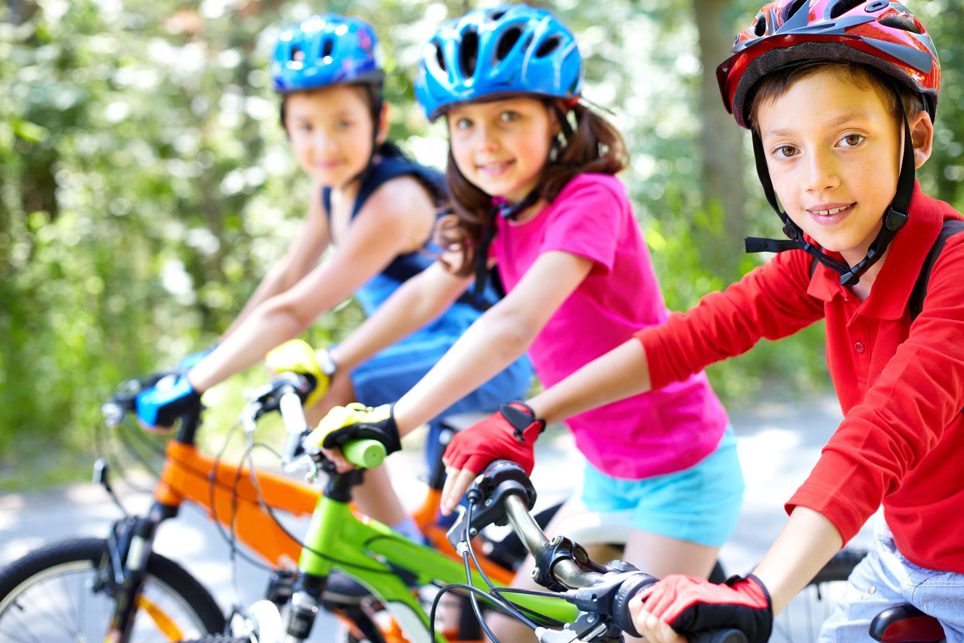 Kids on bikes